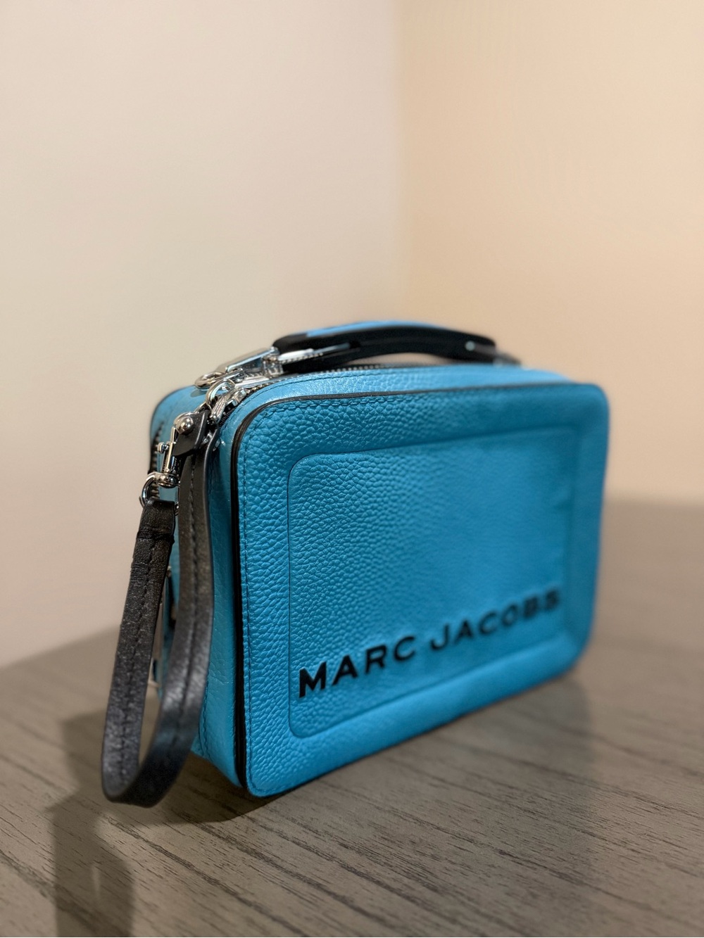 Marc Jacobs Blue Leather Crossbody Bag